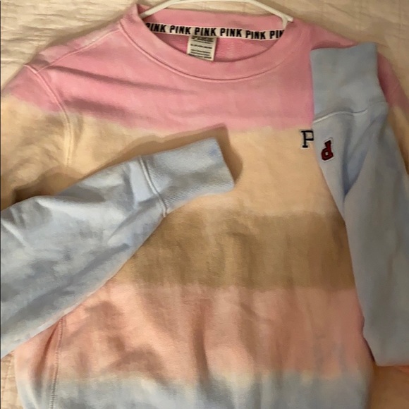 PINK victoria secret tye dye crop top - Picture 4 of 6
